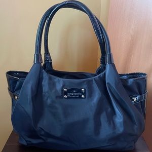 Kate Spade New York Black Nylon Tote (Gently Used)